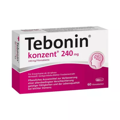 Tebonin koncentrat 240 mg filmsko obložene tablete, 60 kom Tebonin koncentrat 240 mg filmsko obložene tablete, 60 kom