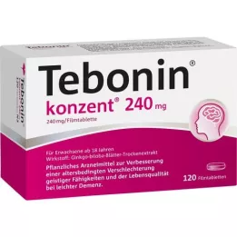 TEBONIN konzent 240 mg filmsko obložene tablete, 120 kosov