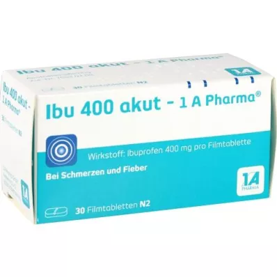 IBU 400 akut-1A Pharma filmsko obložene tablete, 30 kosov