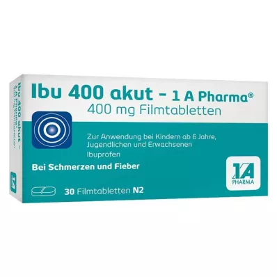 IBU 400 akut-1A Pharma filmsko obložene tablete, 30 kosov
