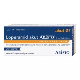 LOPERAMID akutne tablete Aristo 2 mg, 10 kosov