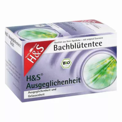 H&amp;S Bach Flower Balance čajna filter vrečka, 20X3,0 g