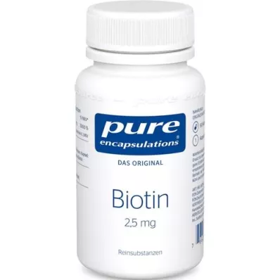 PURE ENCAPSULATIONS Biotin 2,5 mg kapsule, 60 kosov