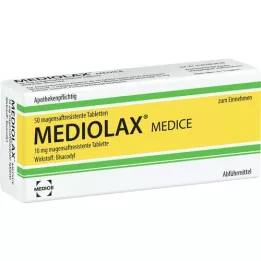 MEDIOLAX Medice enterične obložene tablete, 50 kosov