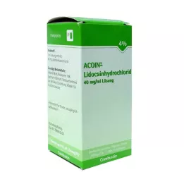 Acoin lidokain hidroklorid 40 mg / ml raztopina, 50 ml