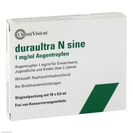 DURAULTRA Kapljice za oči N sine, 10X0,6 ml