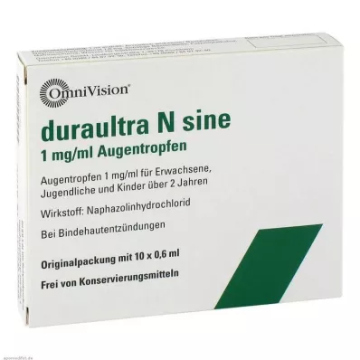 DURAULTRA Kapljice za oči N sine, 10X0,6 ml DURAULTRA Kapljice za oči N sine, 10X0,6 ml