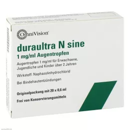 DURAULTRA Kapljice za oči N sine, 20X0,6 ml