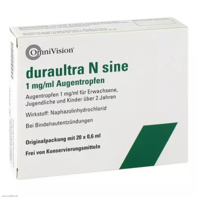 DURAULTRA Kapljice za oči N sine, 20X0,6 ml DURAULTRA Kapljice za oči N sine, 20X0,6 ml