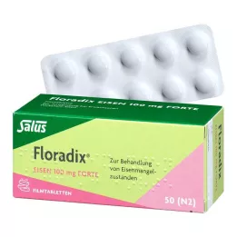 Floradix železo 100 mg forte filmsko obložene tablete, 50 kom