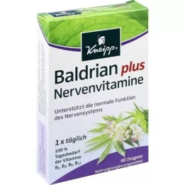 KNEIPP Valerijan plus živčni vitamini obložene tablete, 40 kosov