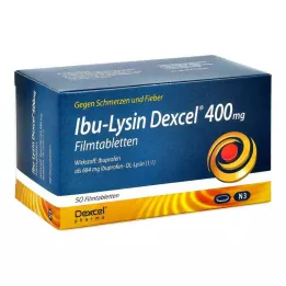 IBU-LYSIN Dexcel 400 mg filmsko obložene tablete, 50 kosov