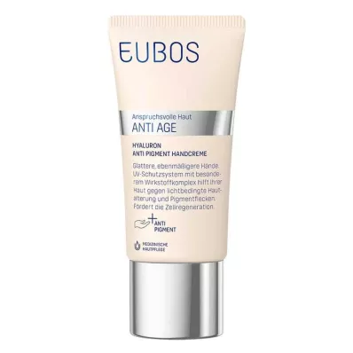 EUBOS HYALURON Krema za roke proti pigmentom LSF 15, 50 ml