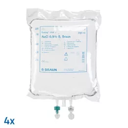 KOCHSALZLÖSUNG 0,9-odstotna raztopina za izpiranje B.Braun Ecob.Click, 4X3000 ml