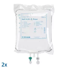 KOCHSALZLÖSUNG 0,9-odstotna raztopina za izpiranje B.Braun Ecob.Click, 2X5000 ml