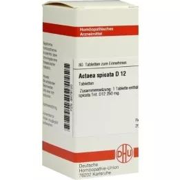 ACTAEA SPICATA D 12 tablet, 80 kapsul