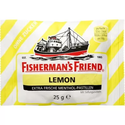 FISHERMANS FRIEND Pastile z limono brez sladkorja, 25 g