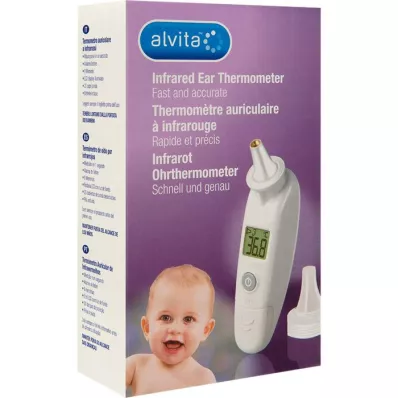 ALVITA Infrardeči ušesni termometer, 1 kos