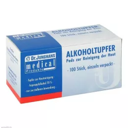 ALKOHOLTUPFER 3x6 cm sterilno, 100 kosov