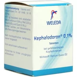 KEPHALODORON 0,1-odstotne tablete, 250 kosov
