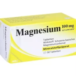 MAGNESIUM 100 mg tablete Jenapharm, 50 kosov