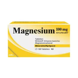 MAGNESIUM 100 mg tablete Jenapharm, 50 kosov