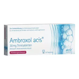 AMBROXOL acis 30 mg tablete za pitje, 20 kosov