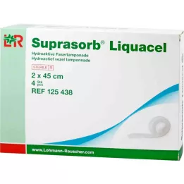 SUPRASORB Hidroaktivna vlakna Liquacel 2x45 cm, 4 kosi