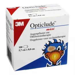 OPTICLUDE 3M maxi 5,7x8 cm 1539/100, 100 kosov