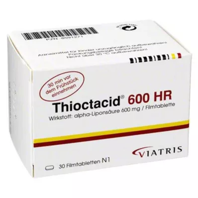 THIOCTACID 600 HR filmsko obloženih tablet, 30 kosov