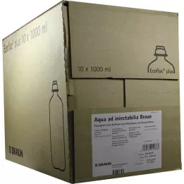 AQUA AD injectabilia Ecoflac Plus infuzijska raztopina, 10X1000 ml