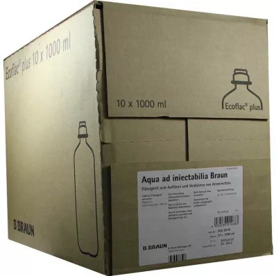 Aqua AD Injectabilia Ecoflac Plus raztopina za infundiranje, 10X1000 ml