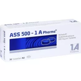 ASS 500-1A farmacevtske tablete, 30 kosov