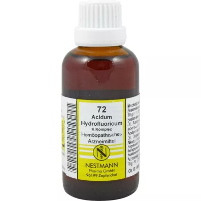 ACIDUM HYDROFLUORICUM Kompleks K št. 72 Raztopina, 50 ml