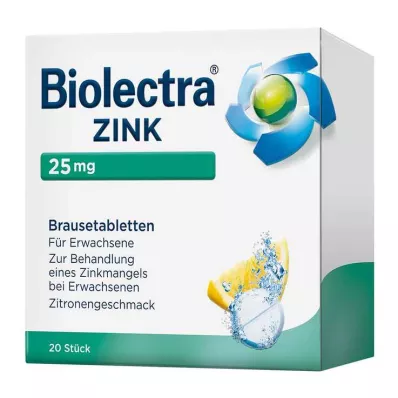 Biolectra cink šumeče tablete, 20 kom Biolectra cink šumeče tablete, 20 kom