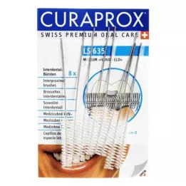 CURAPROX LS 635 Interdentalna ščetka srednja, 8 kosov