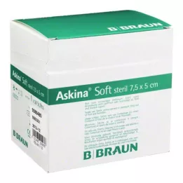 ASKINA Mehka obloga za rane 5x7,5 cm, sterilna, 50 kosov