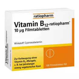 VITAMIN B12-RATIOPHARM 10 μg filmsko obložene tablete, 100 kosov
