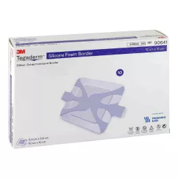 TEGADERM Mejnik iz silikonske pene FK 10x10 cm, 10 kosov