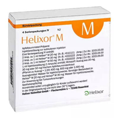 Helixor serija M pakiranje IV ampul (4x7 kosov) Helixor serija M pakiranje IV ampul (4x7 kosov)