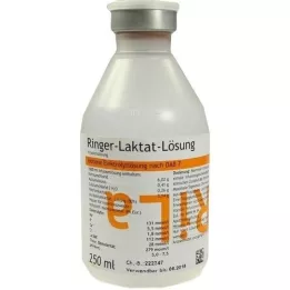 RINGER LAKTAT Plastična raztopina, 250 ml