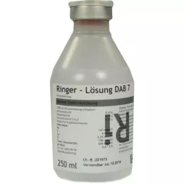 RINGER LÖSUNG DAB 7 plastenk, 250 ml