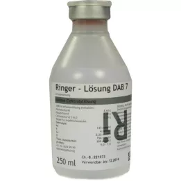 RINGER LÖSUNG DAB 7 plastenk, 250 ml