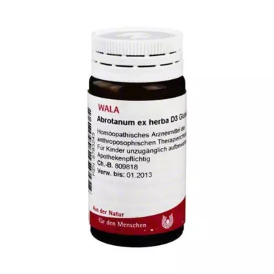 Abrotanum ex Herba D 3 globule, 20 g Abrotanum ex Herba D 3 globule, 20 g
