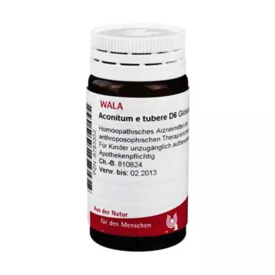 Aconitum tubere D 6 globul, 20 g Aconitum tubere D 6 globul, 20 g