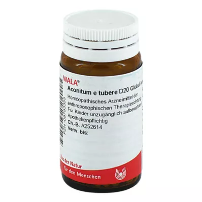 Aconitum tubere D 20 globul, 20 g Aconitum tubere D 20 globul, 20 g