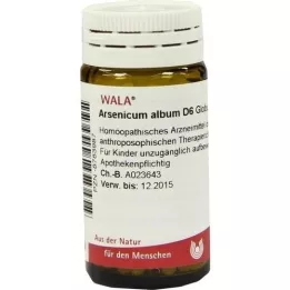 ARSENICUM ALBUM D 6 kroglic, 20 g