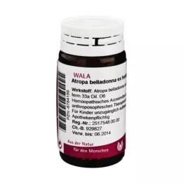 ATROPA belladonna ex Herba D 6 kroglic, 20 g