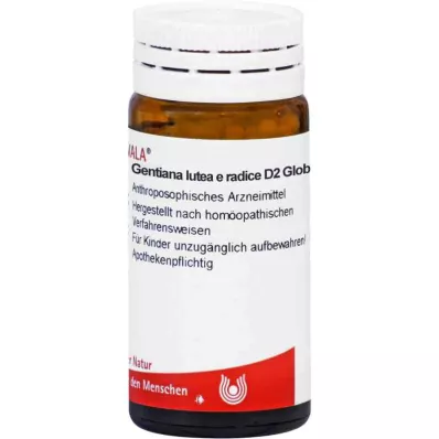 Gentiana Lutea in Rad. D2 globule (20 g)