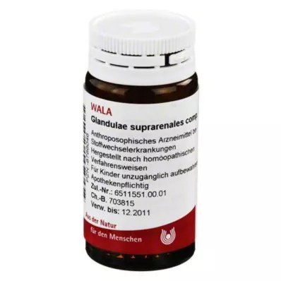 GLANDULAE SUPRARENALES sestavljene globule, 20 g